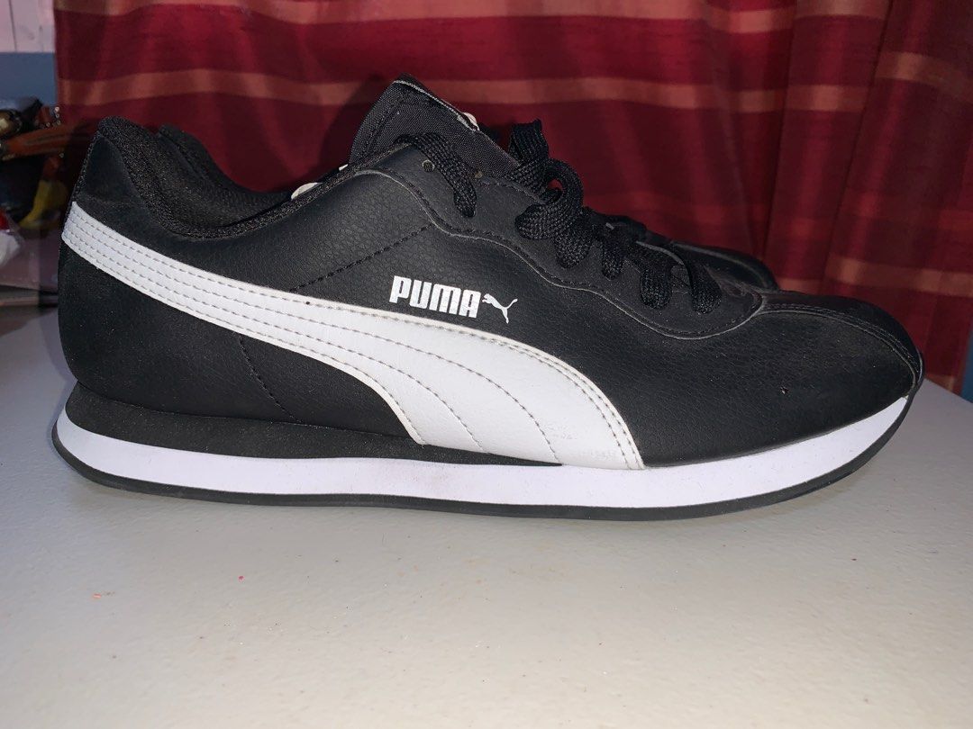Puma Mens Turin Black Men s Fashion Footwear Sneakers on Carousell