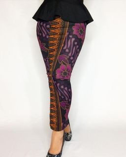 Purple batik skirt