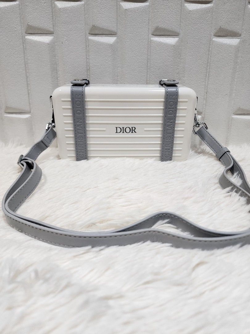 dior rimowa silver