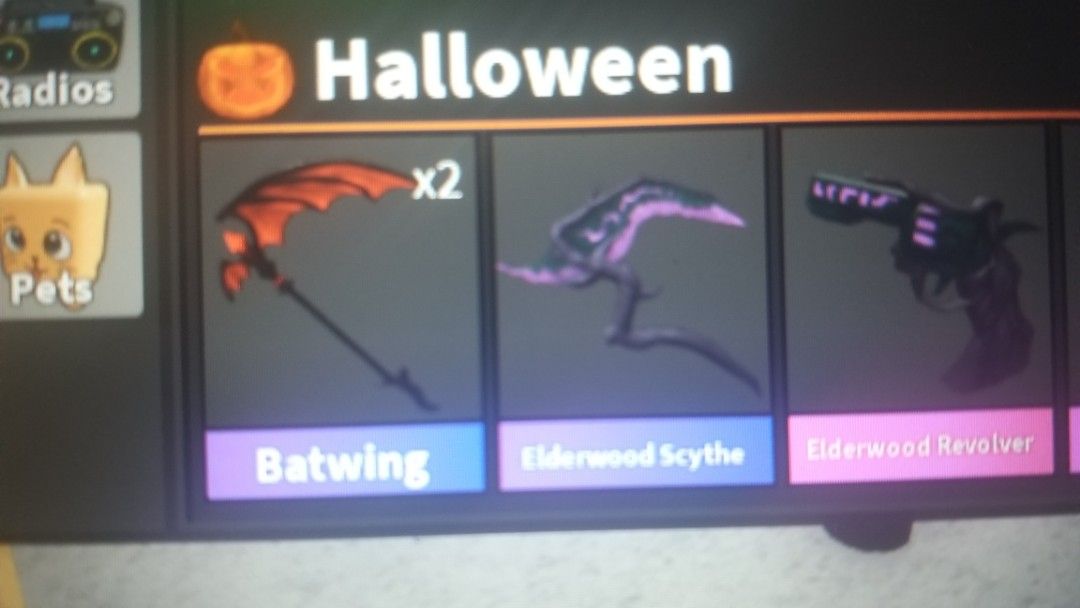Mm2 elderwood scythe for robux, Video Gaming, Video Games, Others on  Carousell