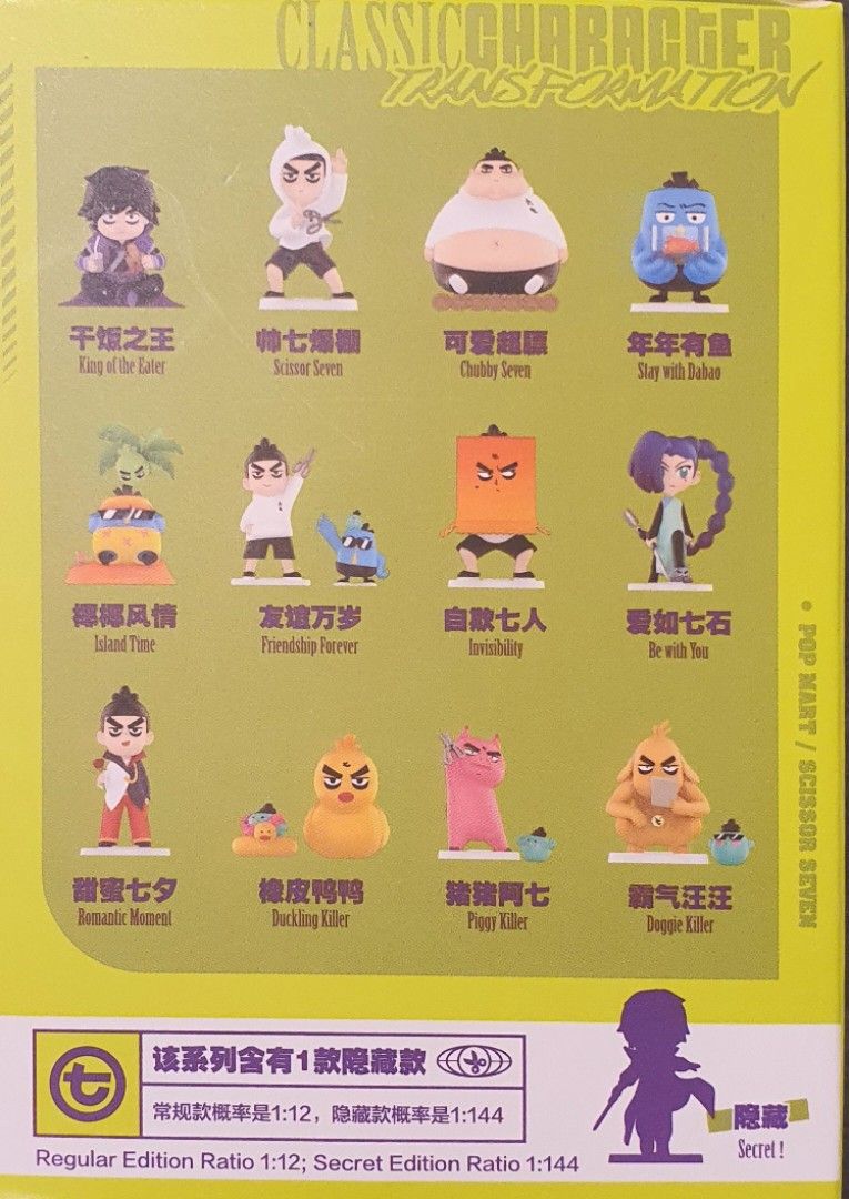 Scissor Seven Popmart, Hobbies & Toys, Toys & Games on Carousell