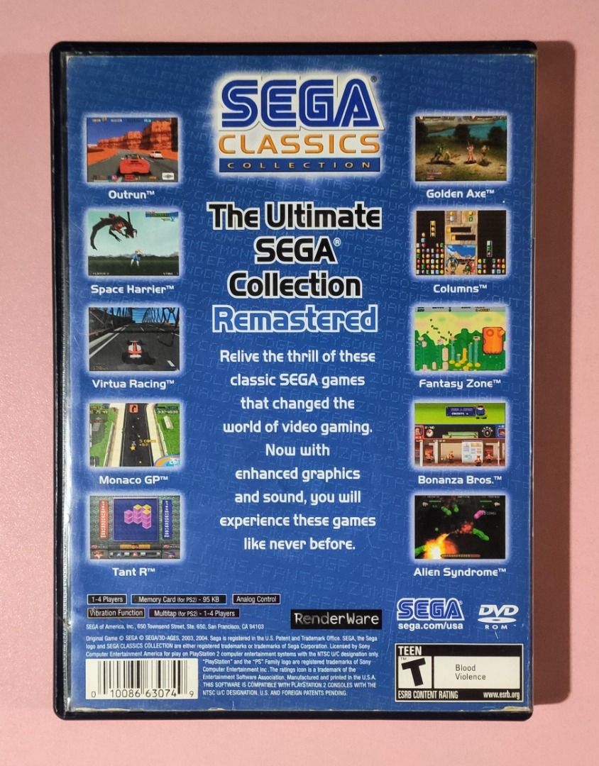 Sega classic ps2 deals