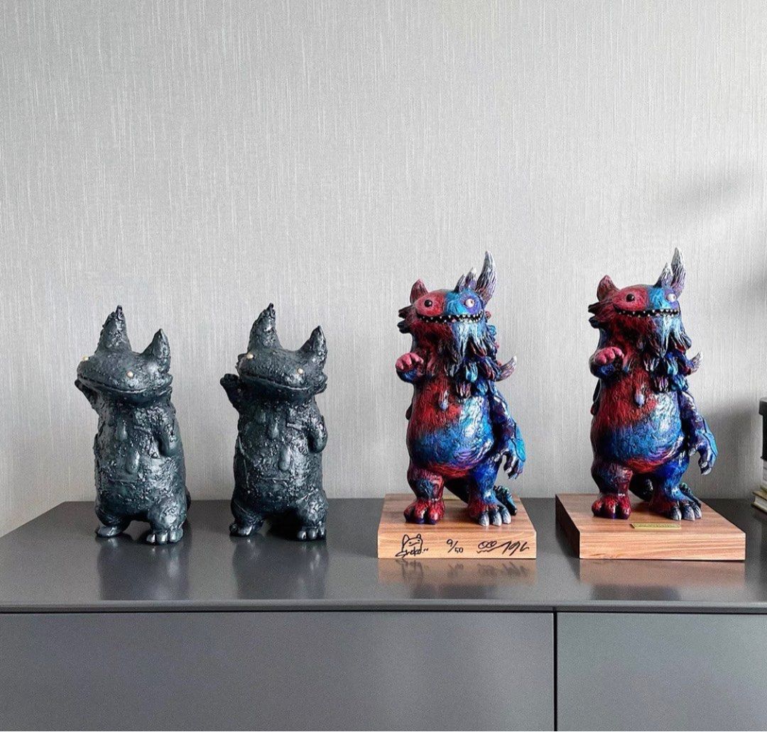 Shoko Nakazawa 山椒魚/ Native Byron Statue Blue T9G 公仔雕塑art