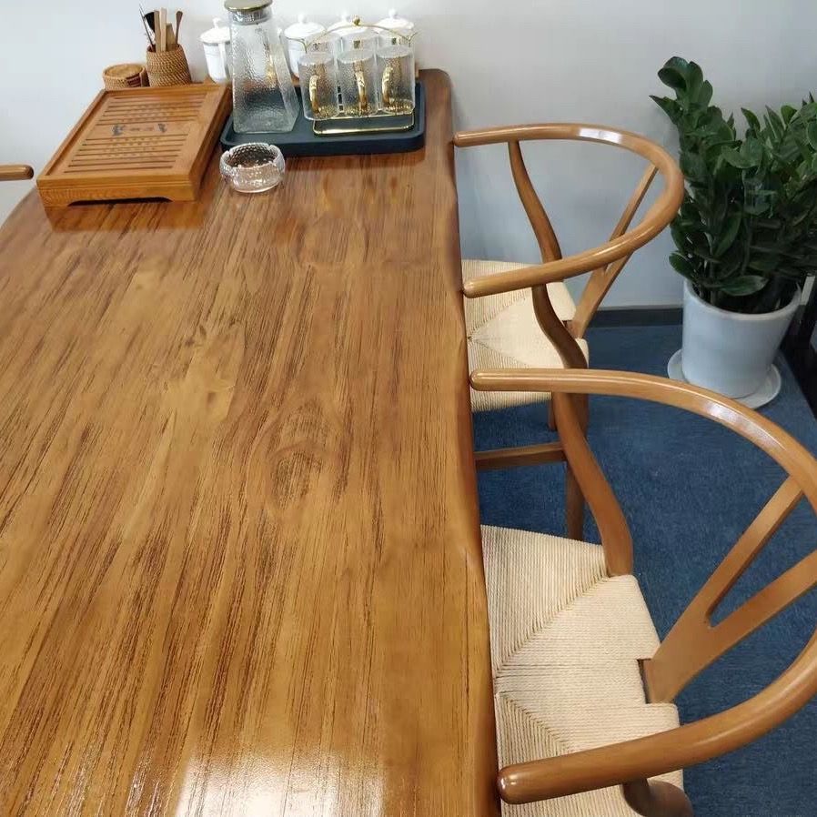 Solid wood loft conference table desk negotiation table and chair ...