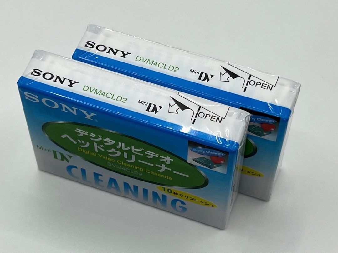 Sony Mini DV Cleaning Cassette DVM4CLD2 – Digital Video Head Cleaner (New, Japan)