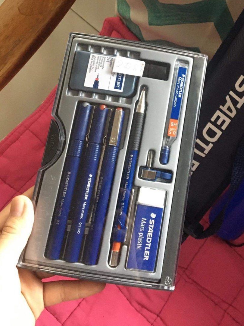 STAEDTLER　School　MARS　MATIC　Craft,　TECHNICAL　Toys,　PEN　Stationery　SET,　Hobbies　Stationary　Supplies　on　Carousell