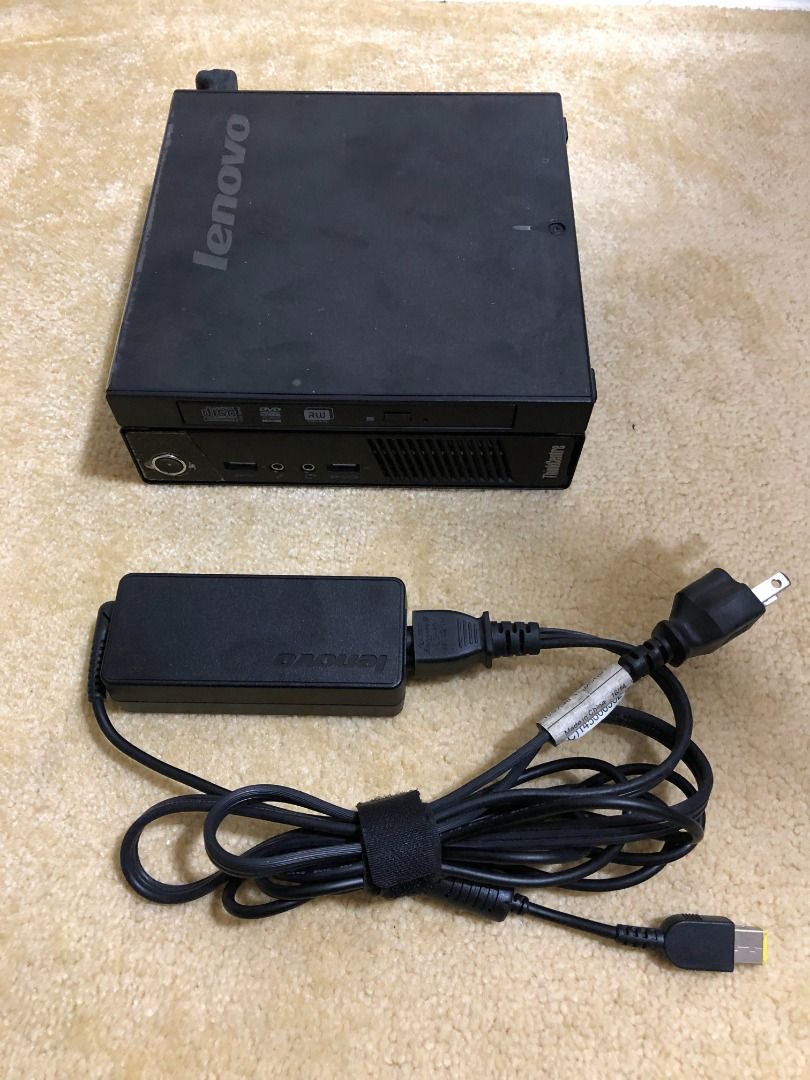 ThinkCentre M93p Tiny Desktop (Category: Desktops) located in Quezon City. Submitted by outoftheboxph (Listing ID 1197509282, Image 3). Description: Lenovo ThinkCentre M93P Tiny Form Factor Business Desktop Computer Condition: 9/10. Still in excellent condition Package inclusion: - Desktop unit - Power Adapter - CD/DVD Reader/ Optical drive RFS: Office upgrade ========= Form Factor: Tiny (can be mounted behind a monitor) Processor: Intel Core i5-