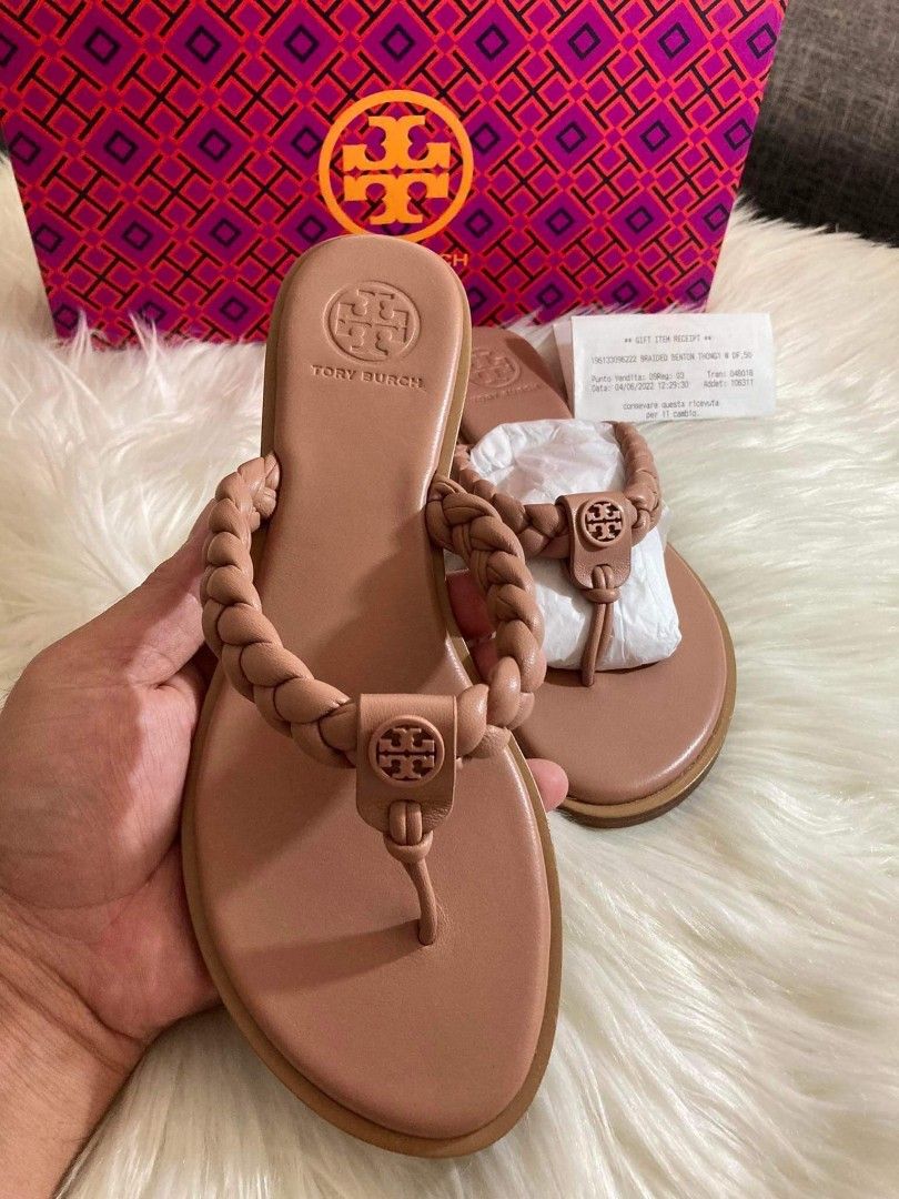 Tory Burch Thong Sandals 5.5 Women s Fashion Footwear Flats