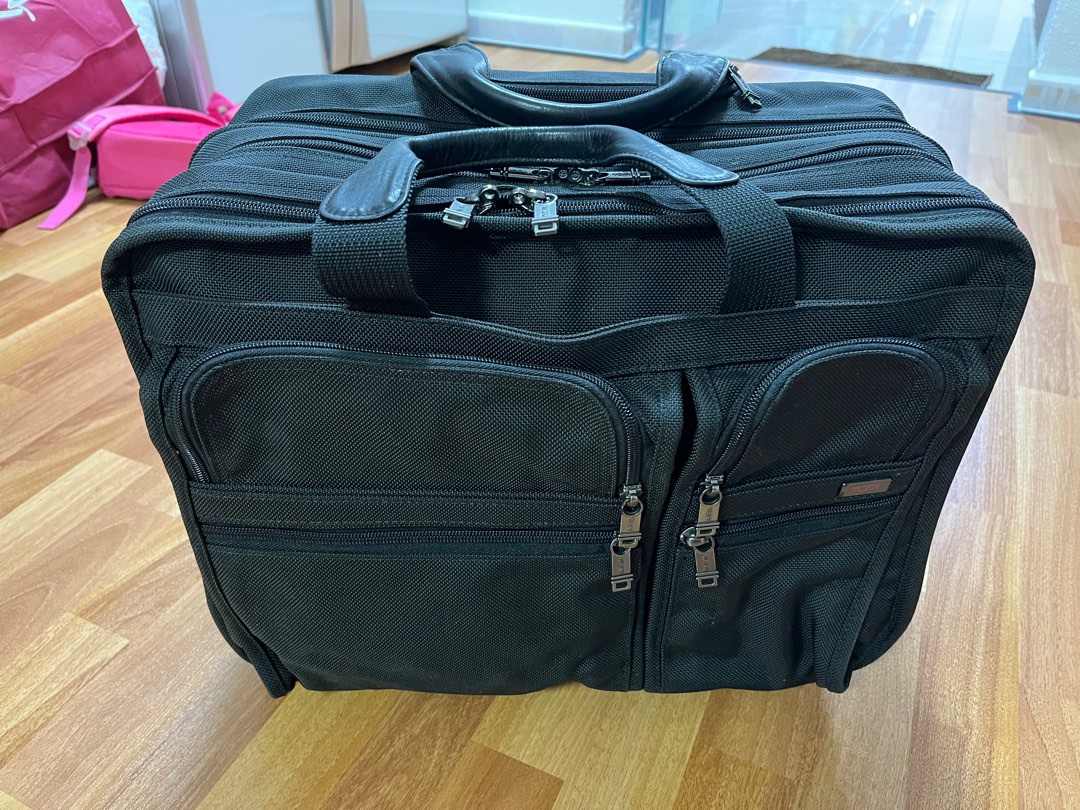 Tumi 2 wheeled briefcase, Hobbies & Toys, Travel, Luggage on Carousell