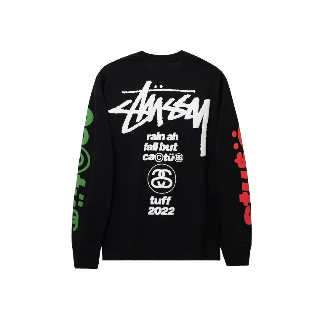 UNIQUE｜全新現貨 STUSSY x CPFM Cactus Plant Flea Market 長TEE 黑色