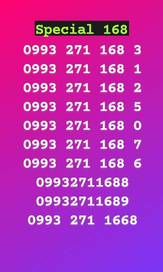 Vanity sim special number 168 DITO telco sim (Category: Sim Cards) located in Manila. Submitted by seligrac (Listing ID 1197519814, Image 2). Description: ptpa. Brand new - DITO SIM new 3rd Telco in Ph. GOOD FOR BUSINESS NUMBERS LUCKY NUMBERS #SPECIALNUMBER #luckynumberseven #luckynumber #VANITYNUMBER #VANITYNUMBERPH 💢💢💢NOT under smart not under Globe.💢💢💢 Price varies 🍀ALL BRANDNEW with LOAD valid 15days🍀 🍁DITO TELCO is the only Telecom 