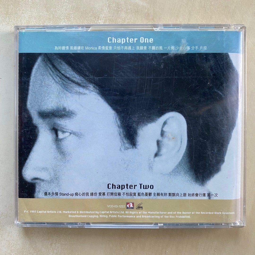 VCD丨哥哥的前半生張國榮MTV卡拉OK入門23首(2VCD) Leslie Cheung