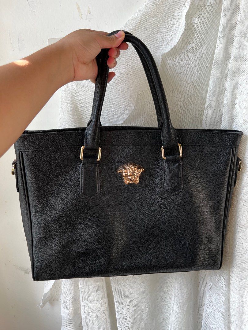 Versace collection clearance leather tote