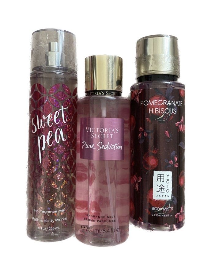 Bath And Body Works And Victoria's Secret Victoria's Secret and Bath & Body Works Fragrance Mist, Beauty