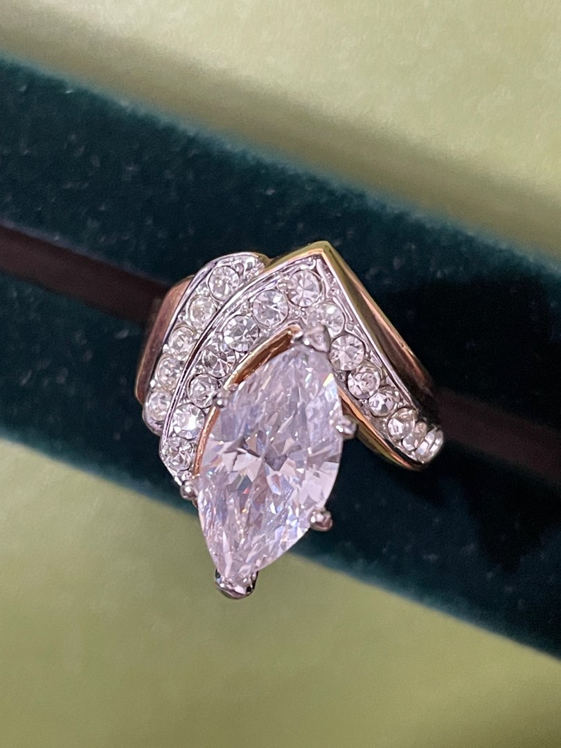 Faux art hotsell deco rings