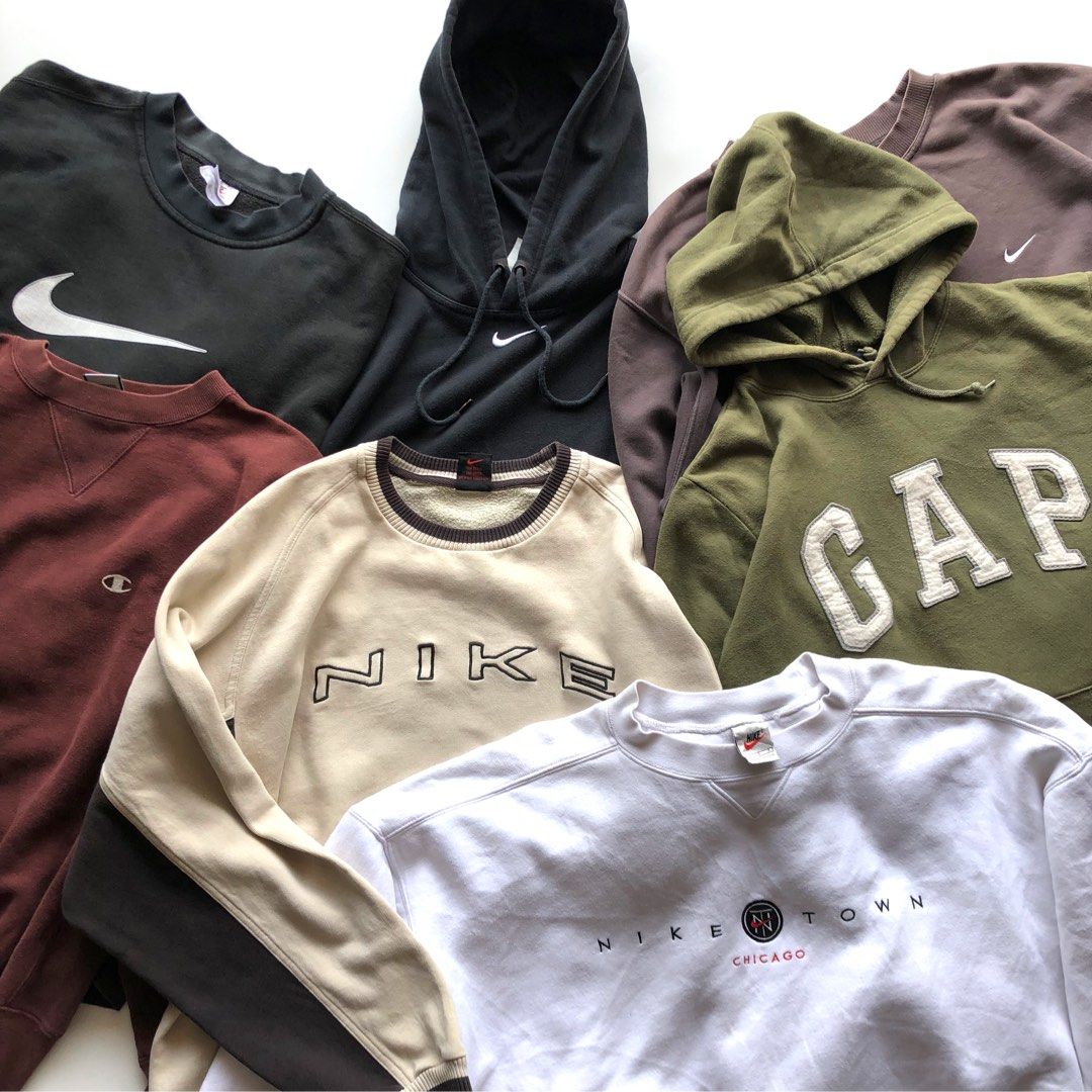 Champion sweaters vintage nike top