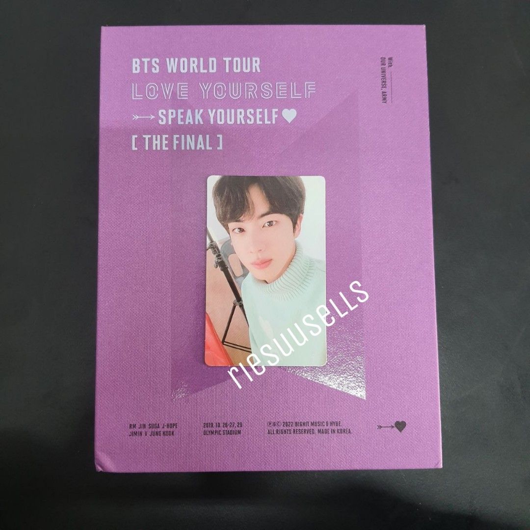 WTT] BTS LY SYS DVD / DIGICODE PC JIN JUNGKOOK, Hobbies & Toys