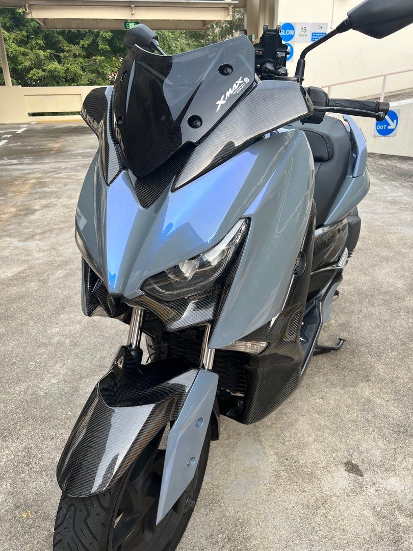 Xmax Color Repainted Xmax Coverset ori with aikka repaint, Motorcycles, Motorcycle ...