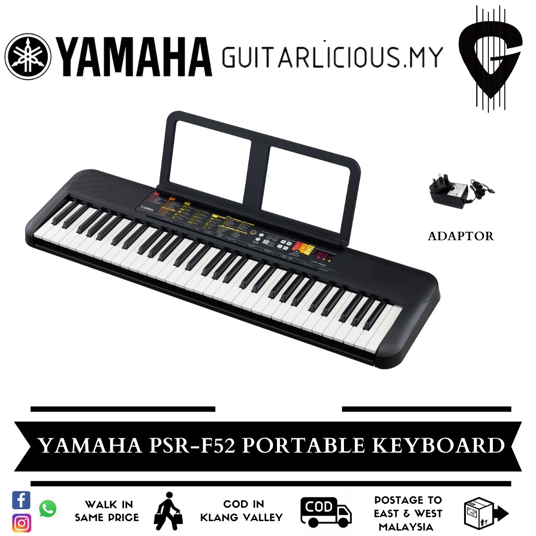 User manual Yamaha PSR-F52 (English - 20 pages)