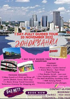 1 DAY JOHOR BAHRU - 20 NOVEMBER 2022