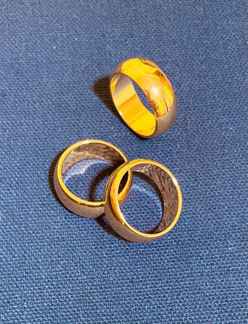 Gold round clearance ring