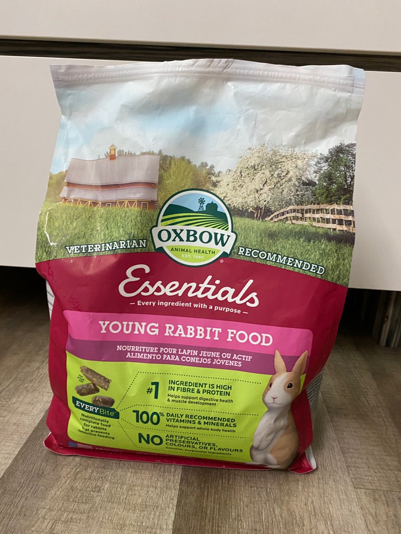 2kg Oxbow Young Rabbit pellets, Pet Supplies, Pet Food on Carousell