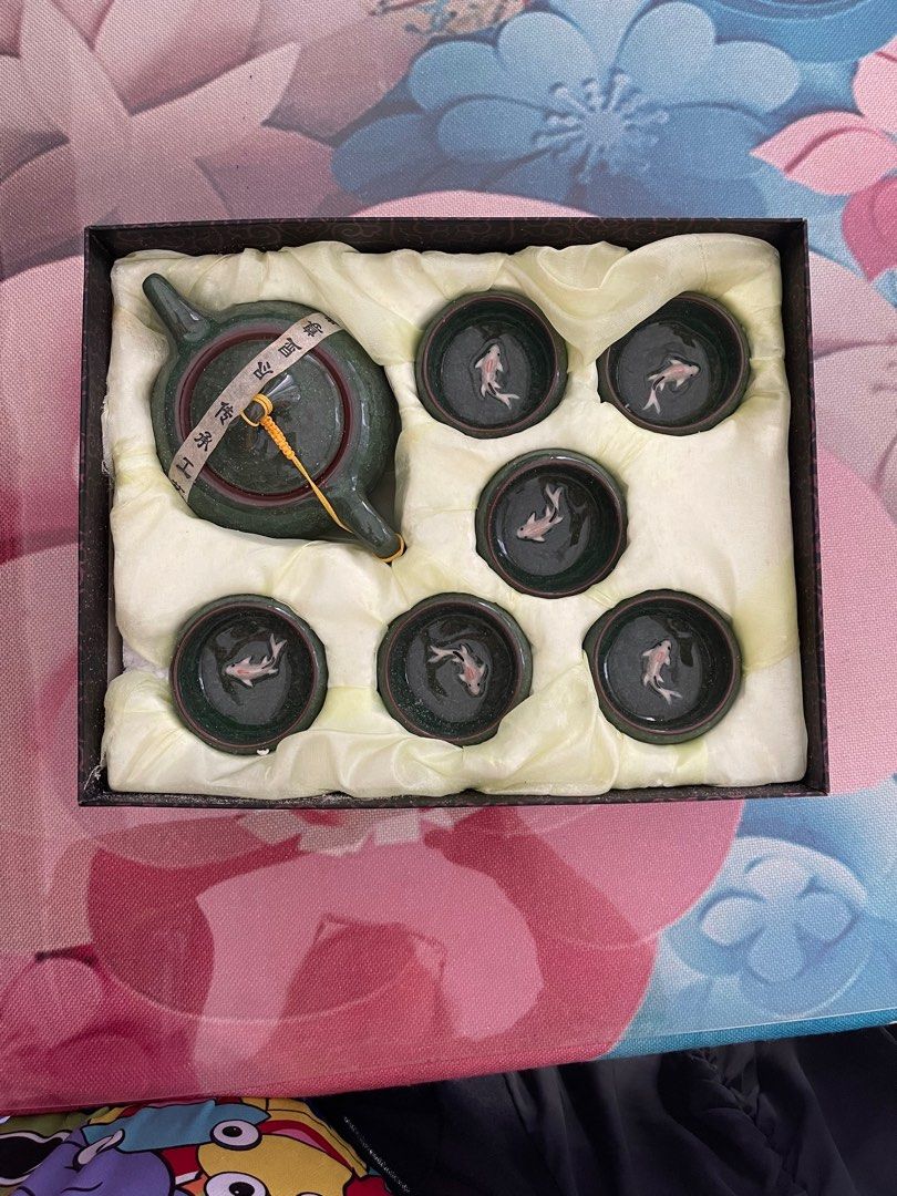 3D Koi Fish Tea set, Furniture & Home Living, Kitchenware & Tableware ...