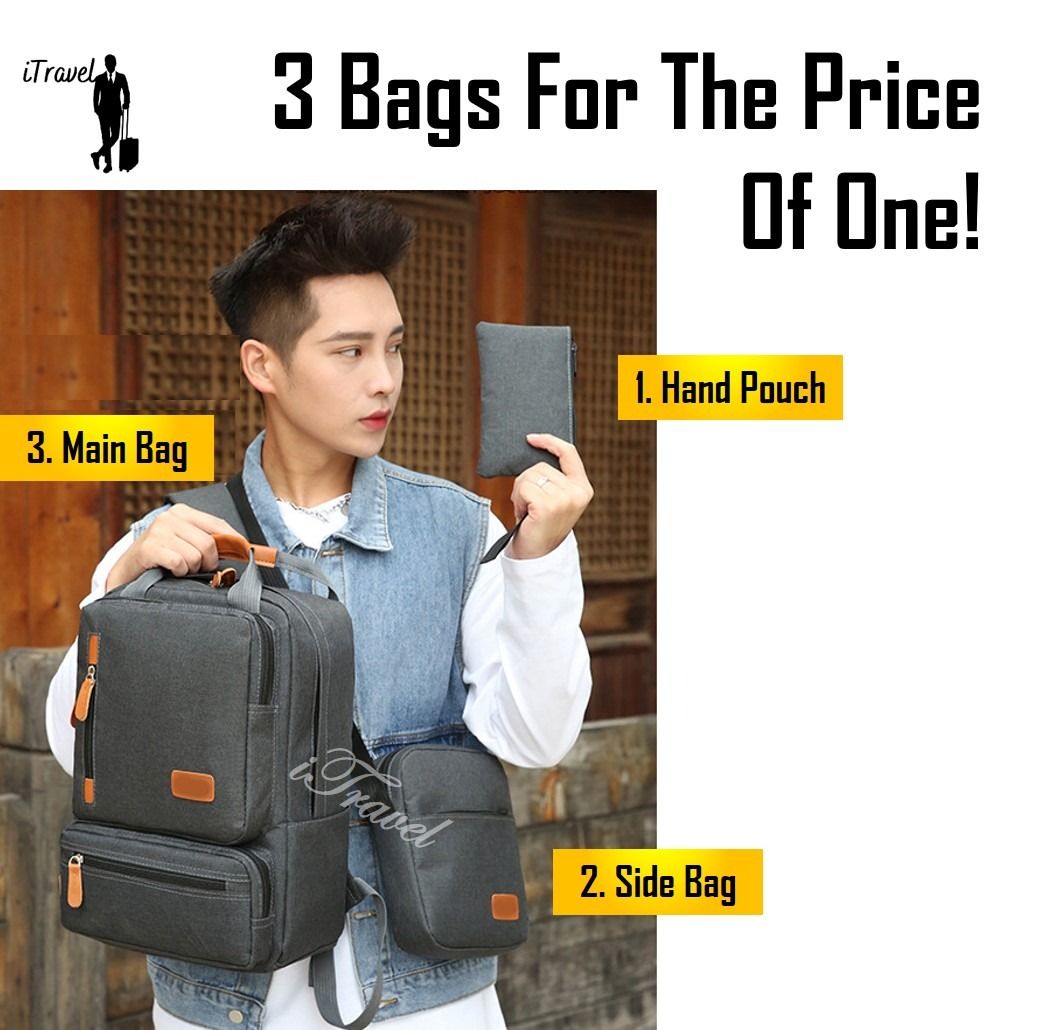 3 in outlet one backpack purse