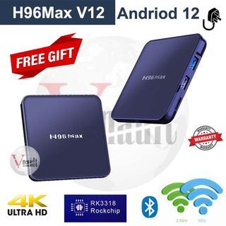 🔔 🔔 4K H96 Max V12 Andriod 12 Box 4G 32G 4G 64G WIFI 2.4G/5G and Bluetooth