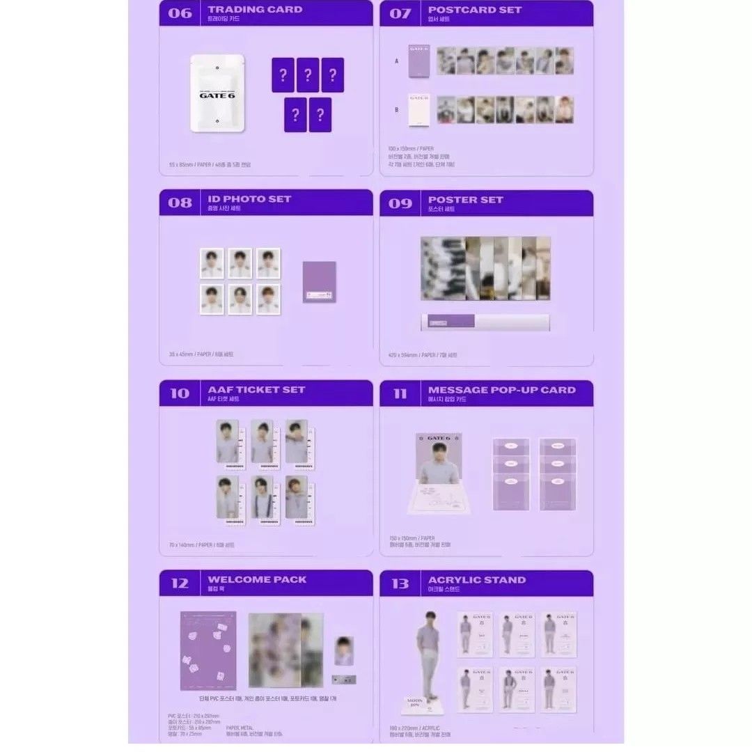 ASTRO GATE6 AAF ムンビン ウェルカムパック 未開封 名札 トレカ ASTRO