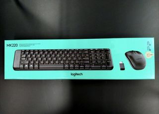 New Logitech wireless keyboard and mouse MK220