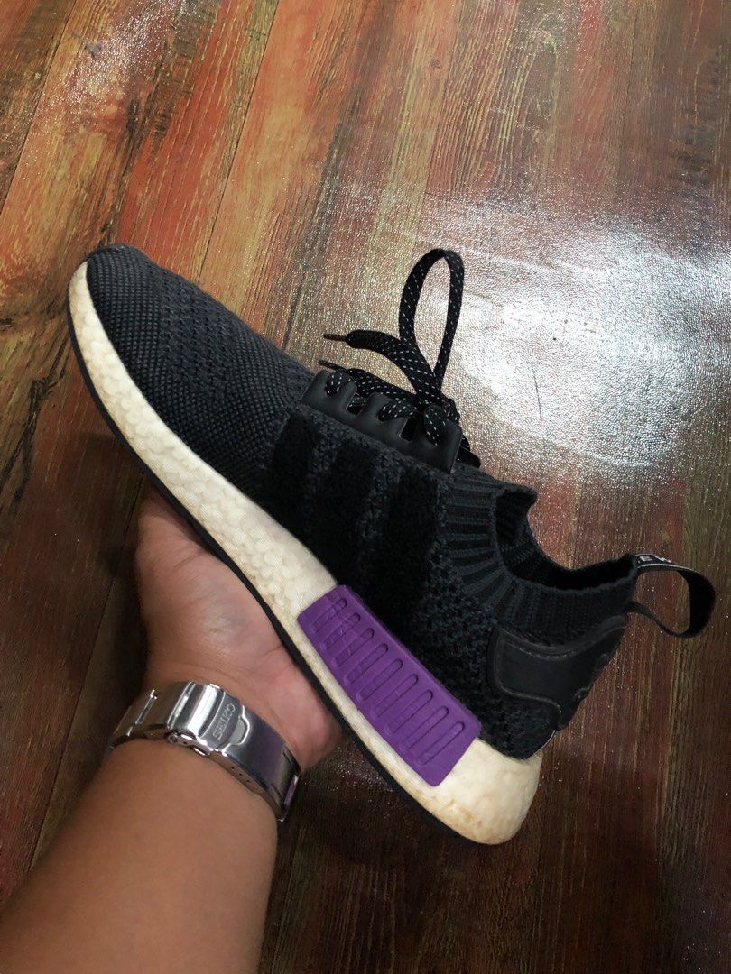 Adidas nmd online r1 primeknit purple
