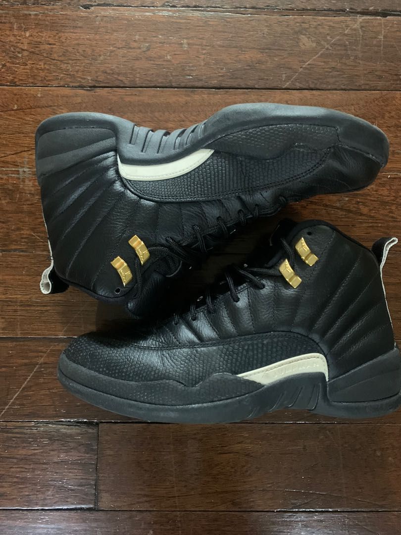 Air Jordan 12 Retro The Master (Category: Sneakers) located in Quezon City. Submitted by hellogoodbri (Listing ID 1197597263, Image 1). Description: Year 2016 release Rarely used Complete with box, shoe tree, papers and Jordan card Condition: 6/10 - seldomly used; only for casual walking - stored inside the box most of the time Issues (see photos): - midsole separation; both shoes need re-gluing. - The jordan tab on the left pair is cracked but s