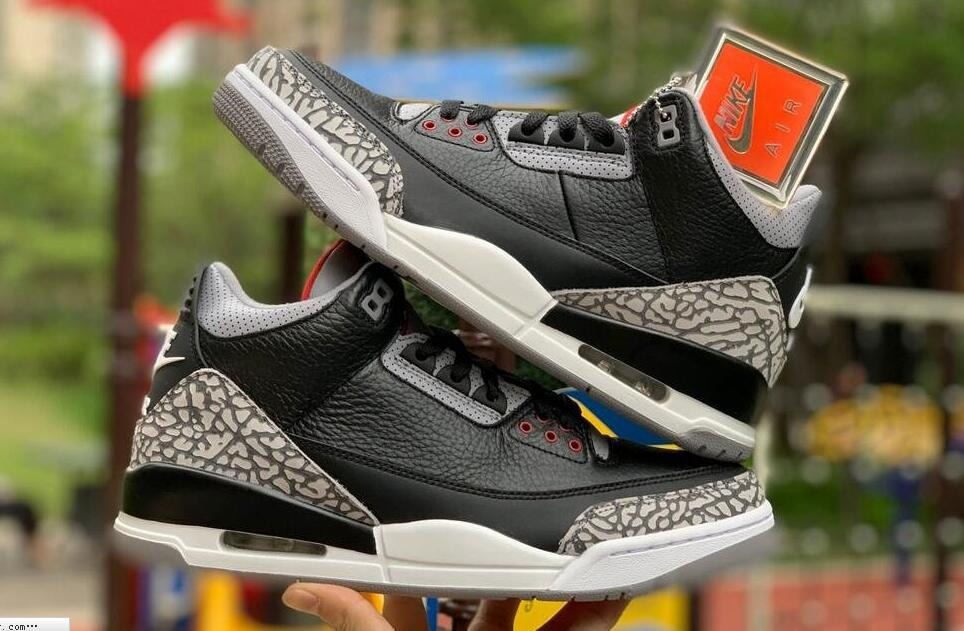 Air Jordan 3 Retro OG Black Cement, 男裝, 鞋, 波鞋- Carousell