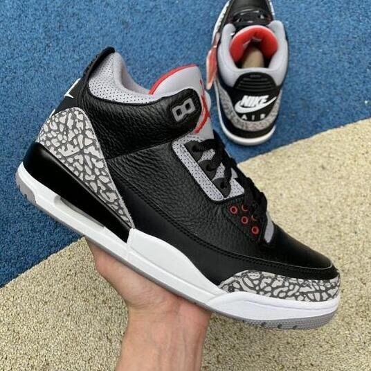 Air Jordan 3 Retro OG Black Cement, 男裝, 鞋, 波鞋- Carousell