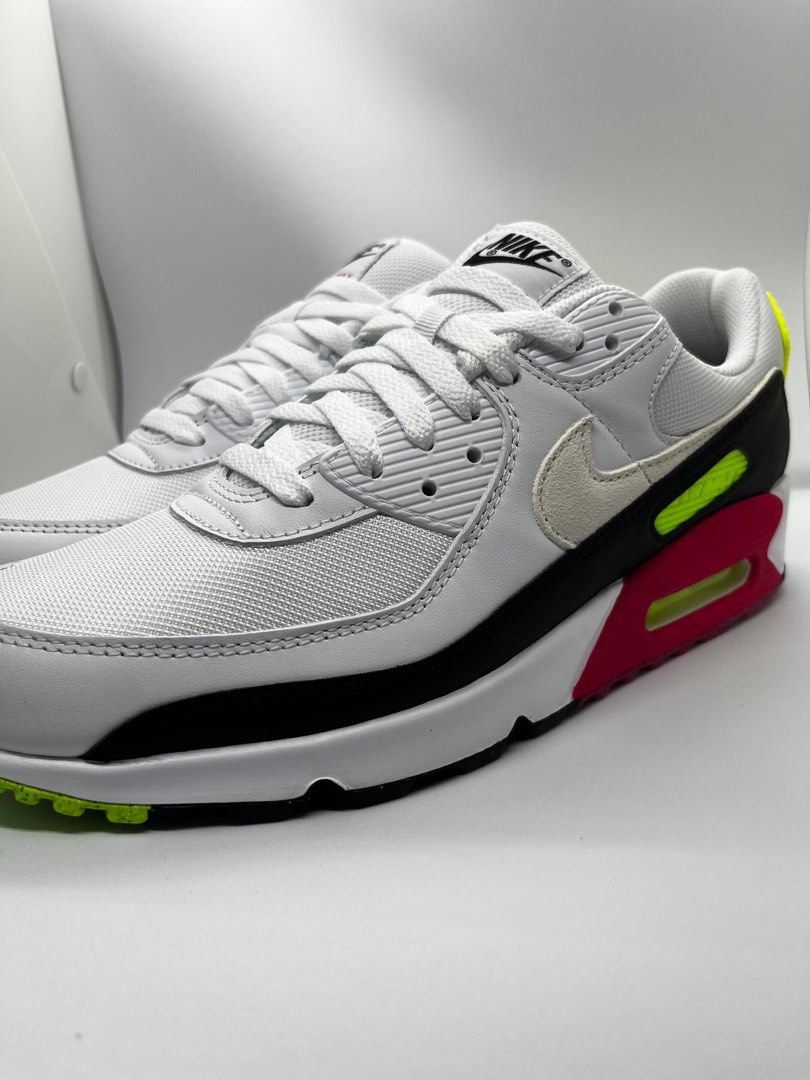 AIR MAX 90 WHITE VOLT RUSH PINK