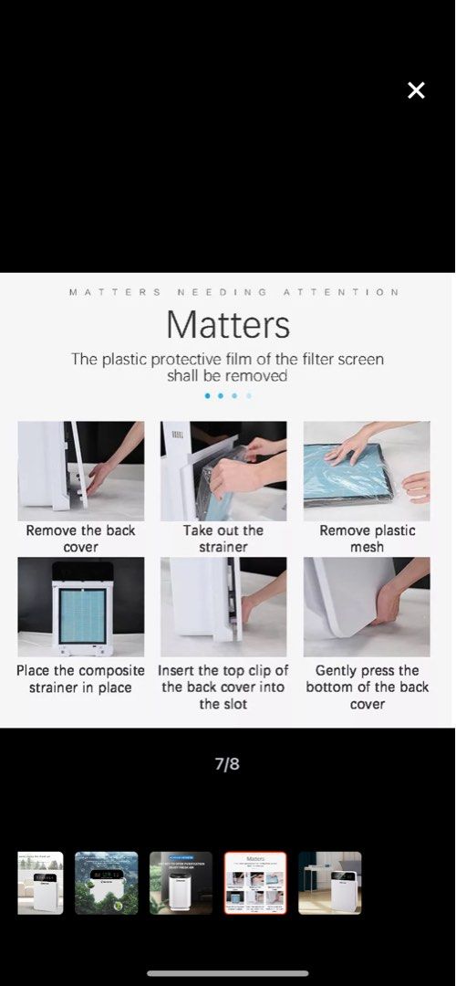 Air purifier K2, TV & Home Appliances, Air Purifiers & Dehumidifiers on