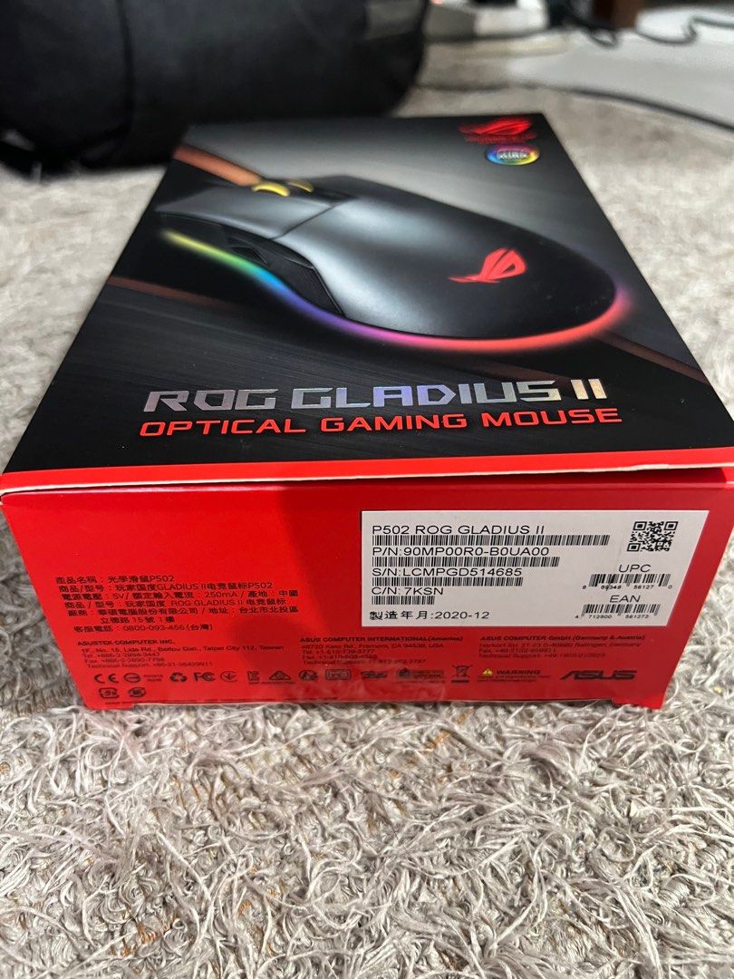 ASUS ROG シリーズ USB規格ゲーミングマウス P502 ROG GLADIUS II