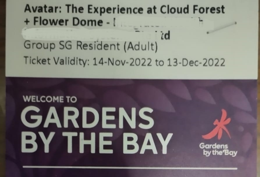 Avartar garden by the bay cloud forest+flower dome, supertree