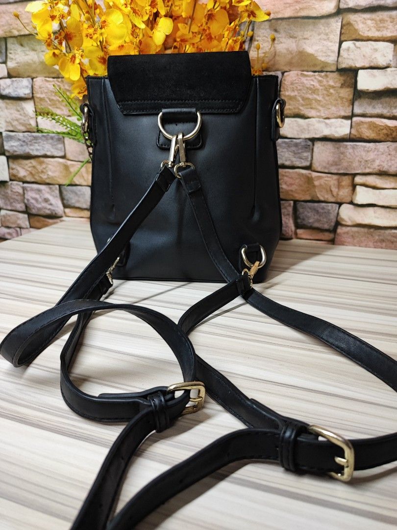 Backpack Chloe black Women s Fashion Bags Wallets Backpacks