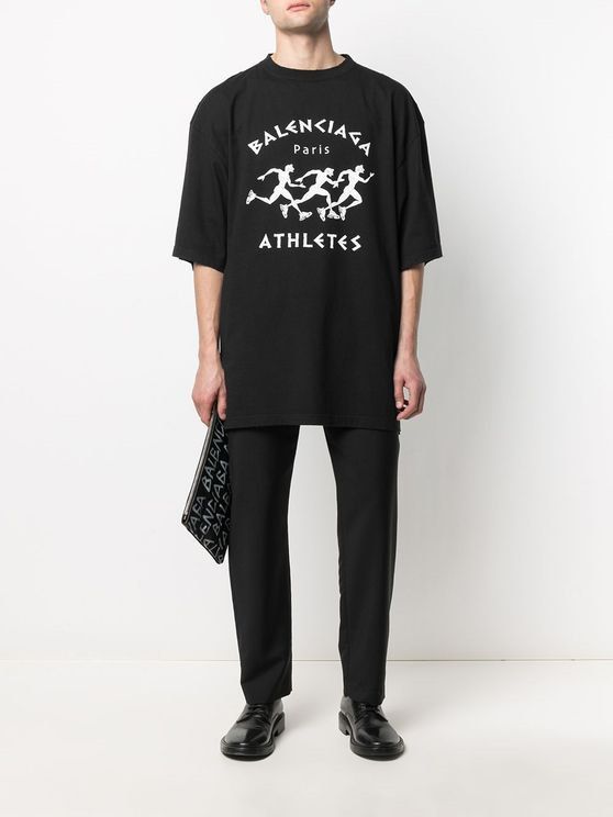 balenciaga athletes tee