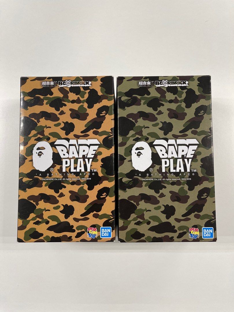 1ST CAMO SHARK BE@RBRICK 超合金 GREEN BAPE（BAPE Bearbrick