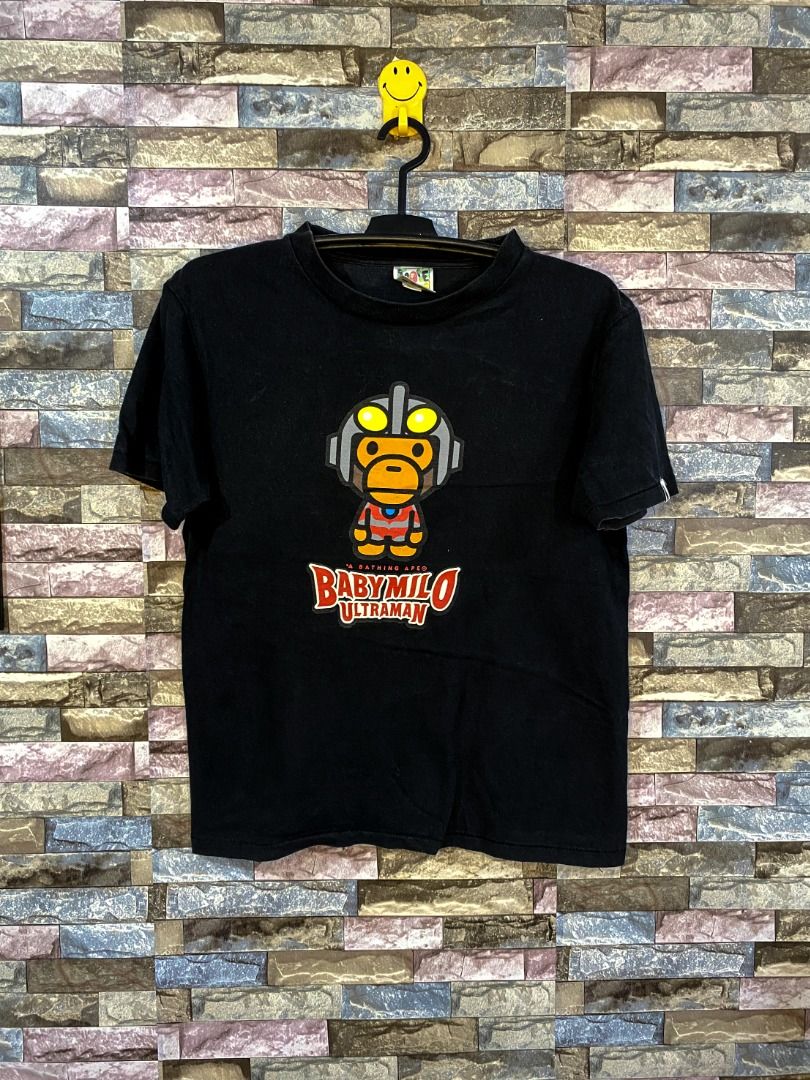 BAPE X BABY MILO, Men's Fashion, Tops & Sets, Tshirts & Polo Shirts on ...
