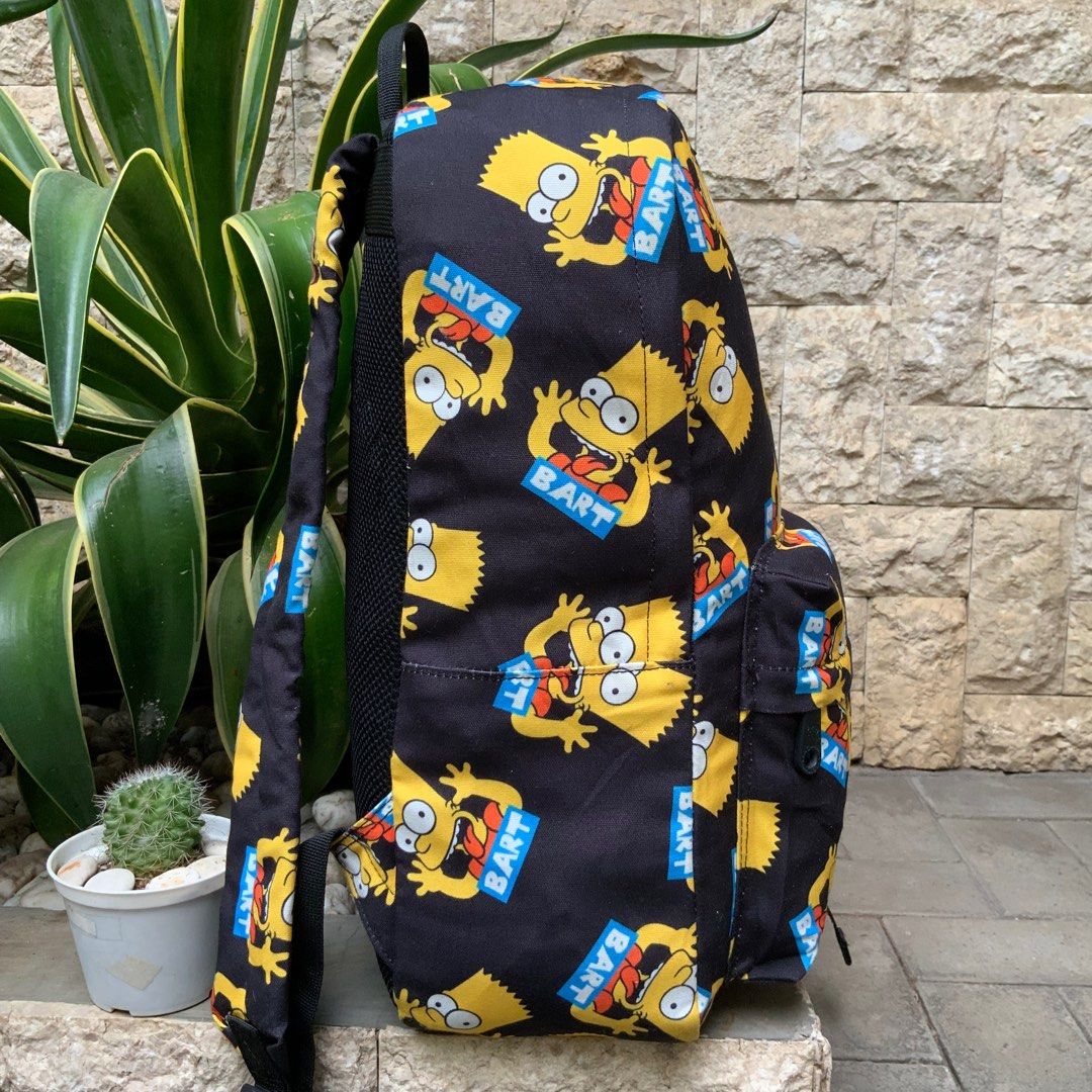 BART SIMPSONS ORIGINAL THE SIMPSONS BACKPACK Fesyen Pria Tas Dompet BART SIMPSONS ORIGINAL THE SIMPSONS BACKPACK Fesyen Pria Tas Dompet