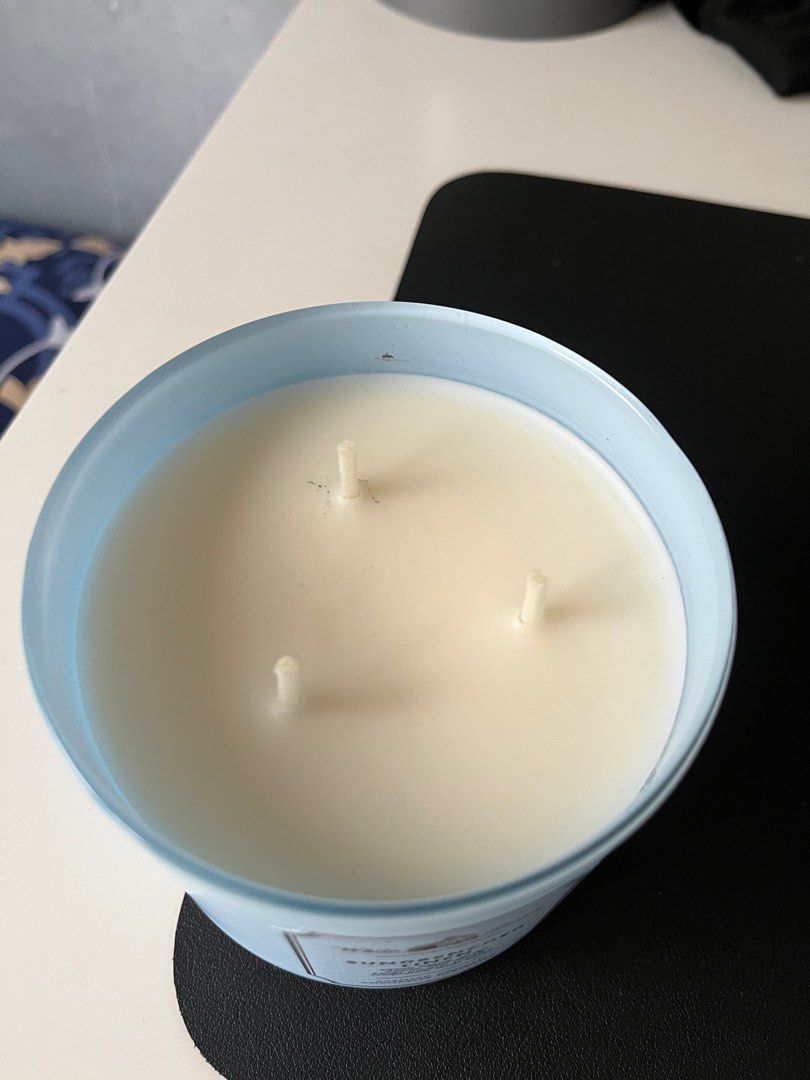 BBW Sundrenched Linen 3Wick Candle, Furniture & Home Living, Home