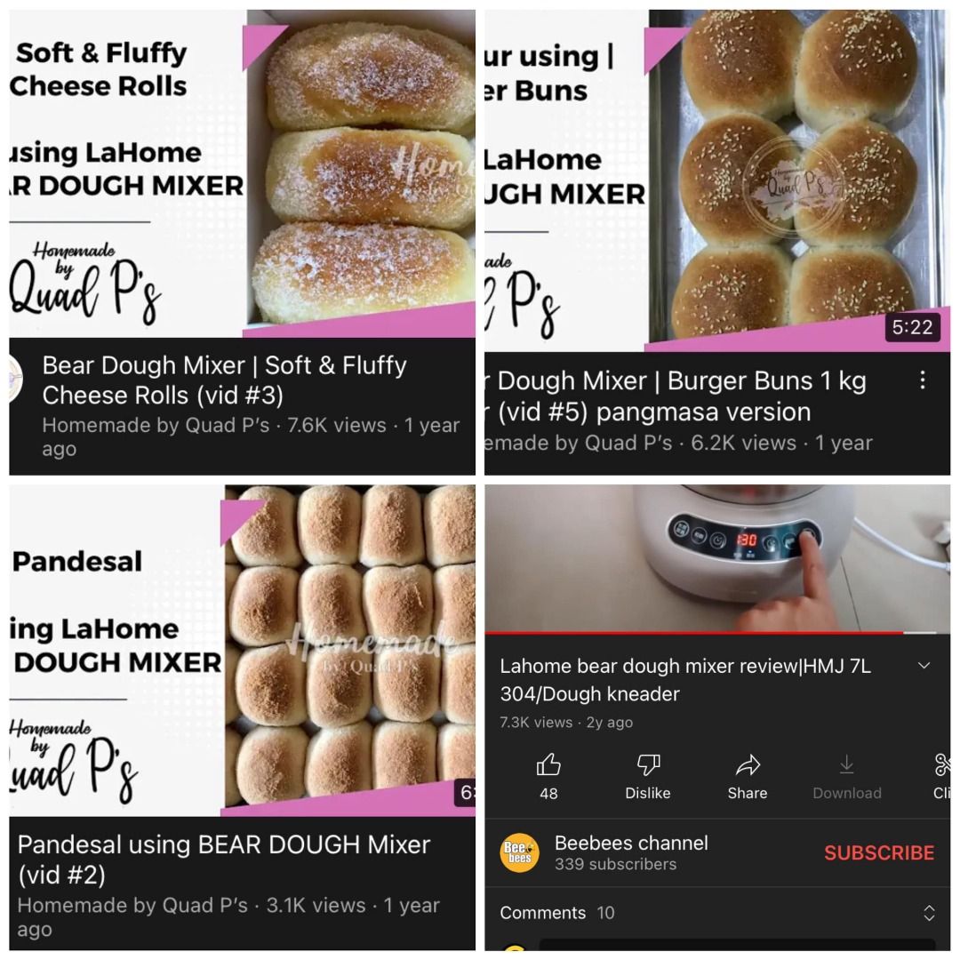 Bear Electric Dough Mixer 7L, TV & Home Appliances, Kitchen Appliances