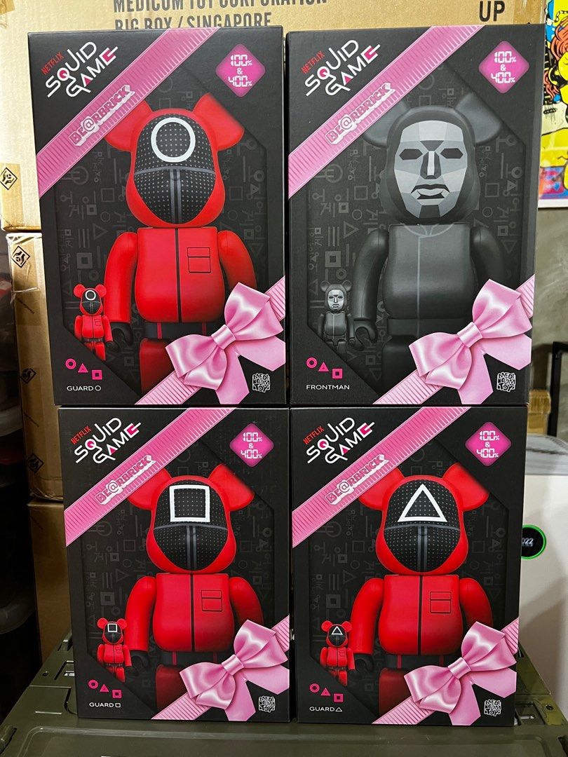 Bearbrick Be@rbrick Medicom Netflix Squid Game Guard & Frontman