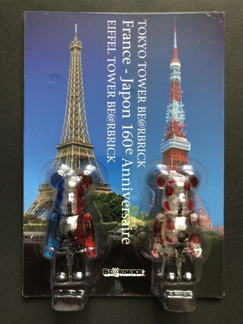 Cダメージの強い商品BE@RBRICK 100% TOKYOTOWER EIFFELTOWER - その他