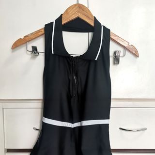 [USED ONCE] Bench One-piece Swimsuit: Black