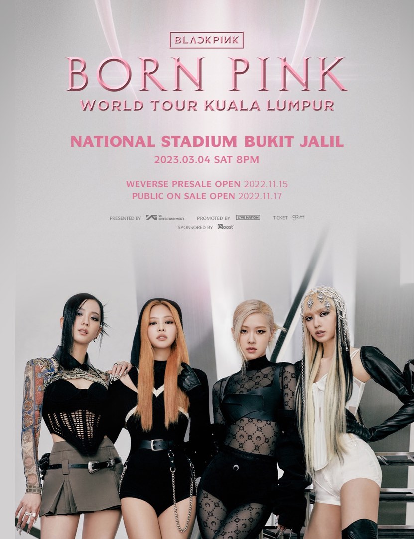 BLACKPINK BORN PINK TICKET SHOW (CAT 5), Tickets & Vouchers, Event